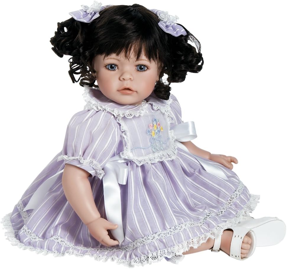 Adora Baby Doll, 20 inch "Lavender Fields" Dk. Brown Hair/Blue Eyes