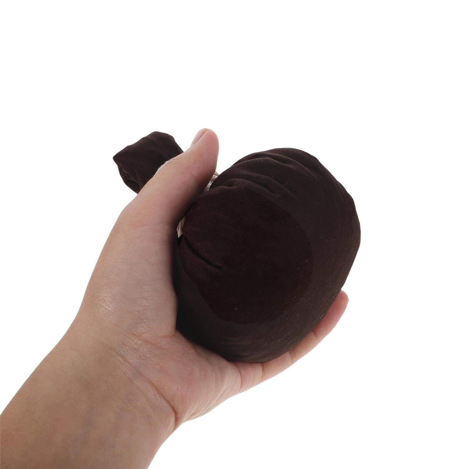 PLAFOPE Bolas de Masaje Tailandés de Hierbas Naturales 2 Piezas, Bola de Compresa Térmica Grande para Spa, Alivio Muscular para Espalda y Pies, Paquete Reutilizable para Bienestar