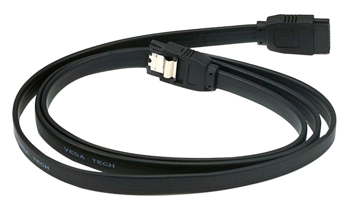 36 inch SATA 6Gbps Cable w/Locking Latch Black, CNE566702