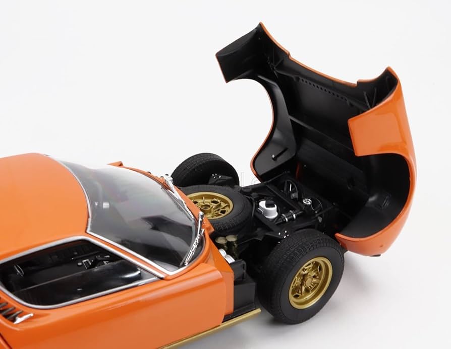 Amazon | ウィリー ランボルギーニ ミニカー1/18 MIURA SV 1971