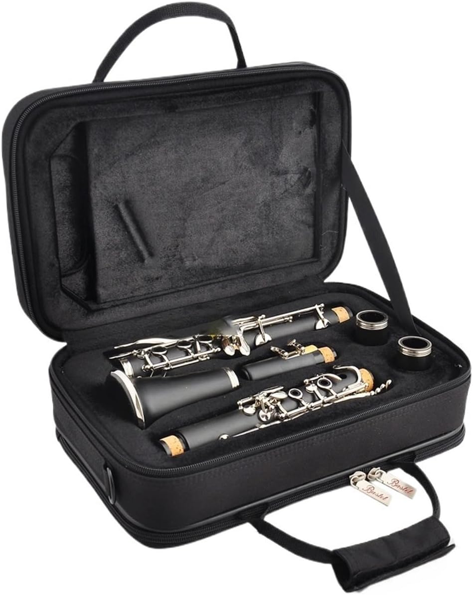 Clarinet Black Tube B Flat 17 Keys Hose
