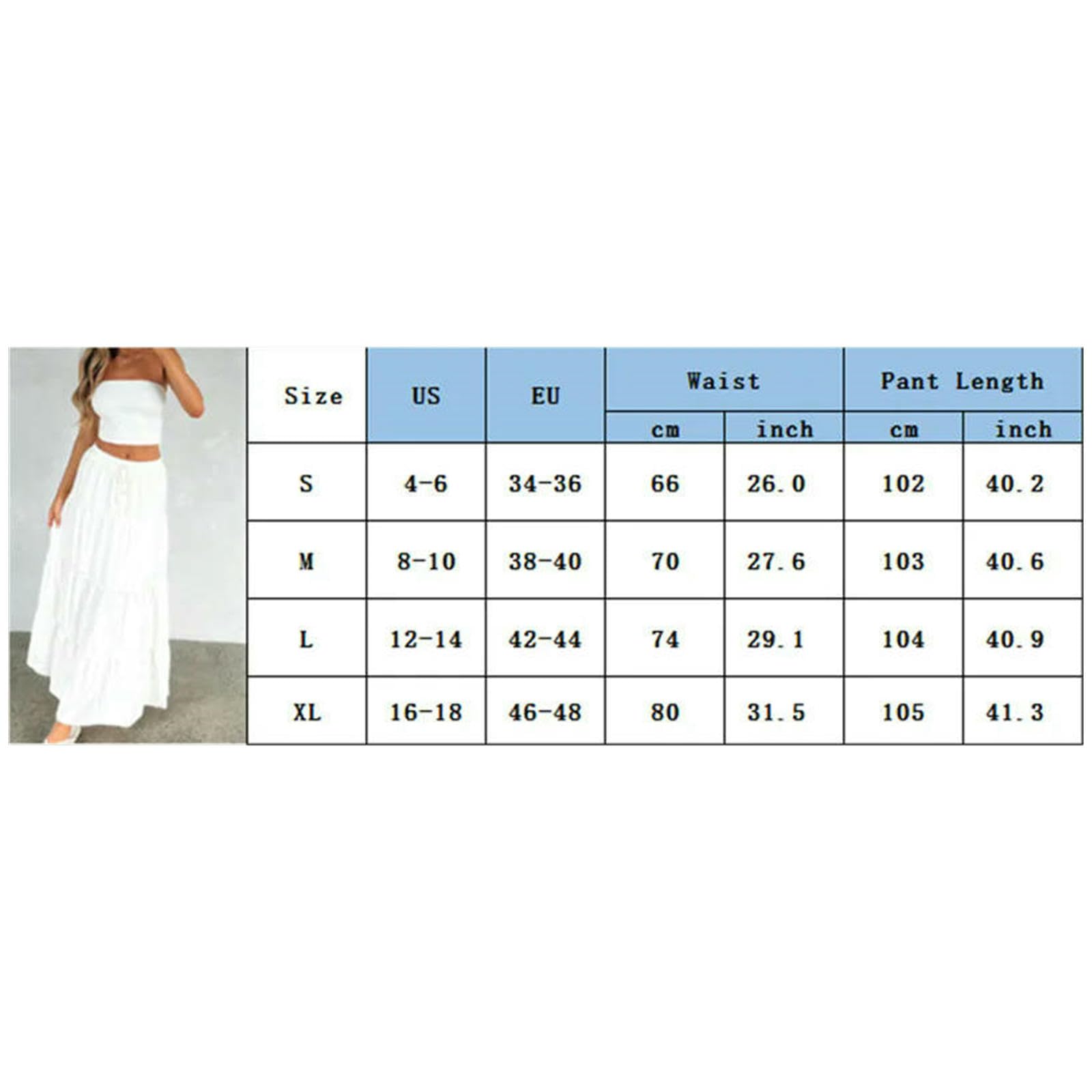 Gonna Lunga Donna Donne Boho Long Gonna-Bianco-s