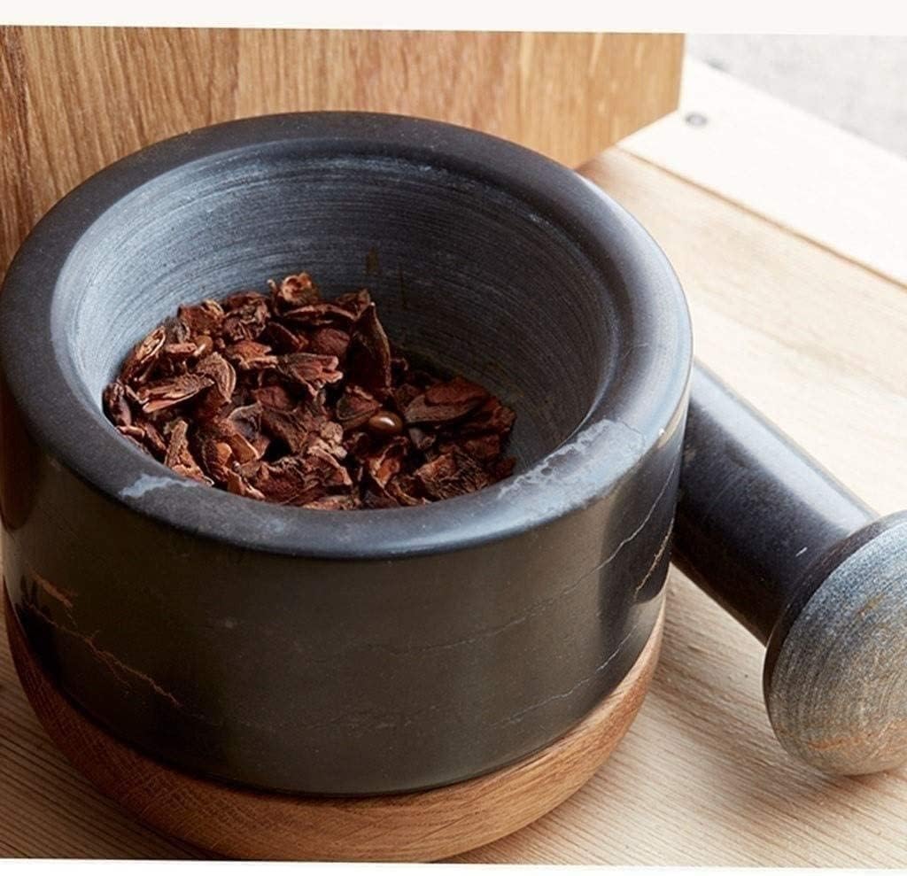 Mortar and Pestle Set Spice Stone Grinder Polished Natural Marble Grinder and Crusher Suitable
