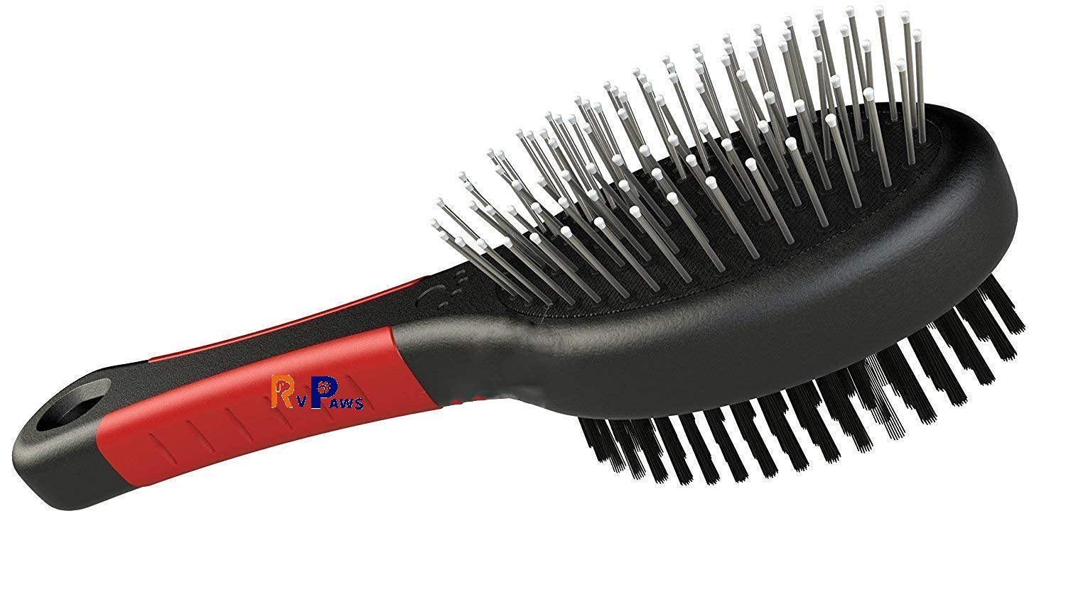 RvPaws Pet Comb, Professional Double Sided Pin and Bristle pet Brush for Dogs & Cats, Grooming Comb Cleans Pets Shedding & Dirt for Short Medium or Long Hair(LARGE) (B09BNM2NM6) Amazon Price History, Amazon Price Tracker