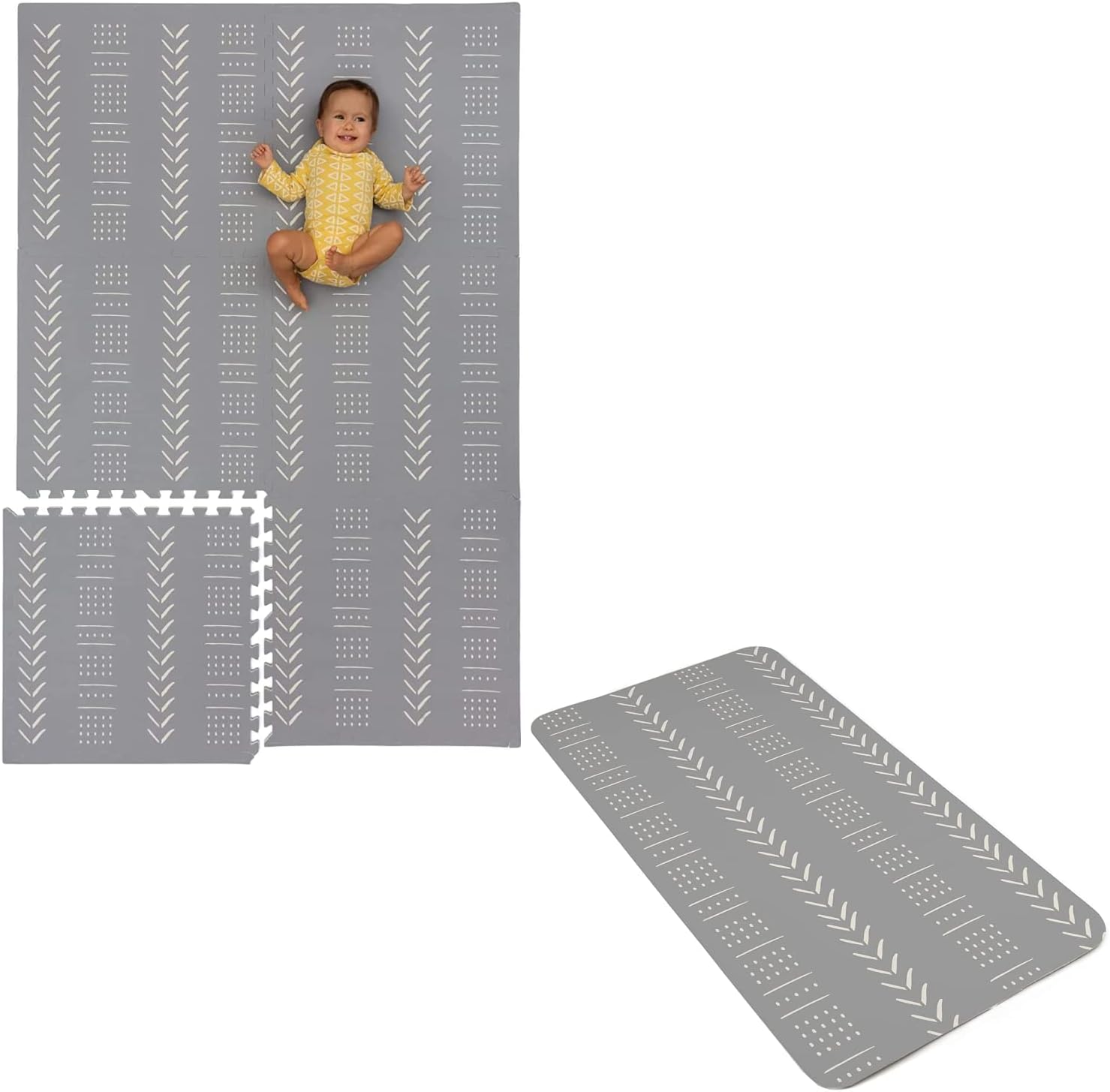 Childlike Behavior Baby Play Mat Extra Large, NonToxic