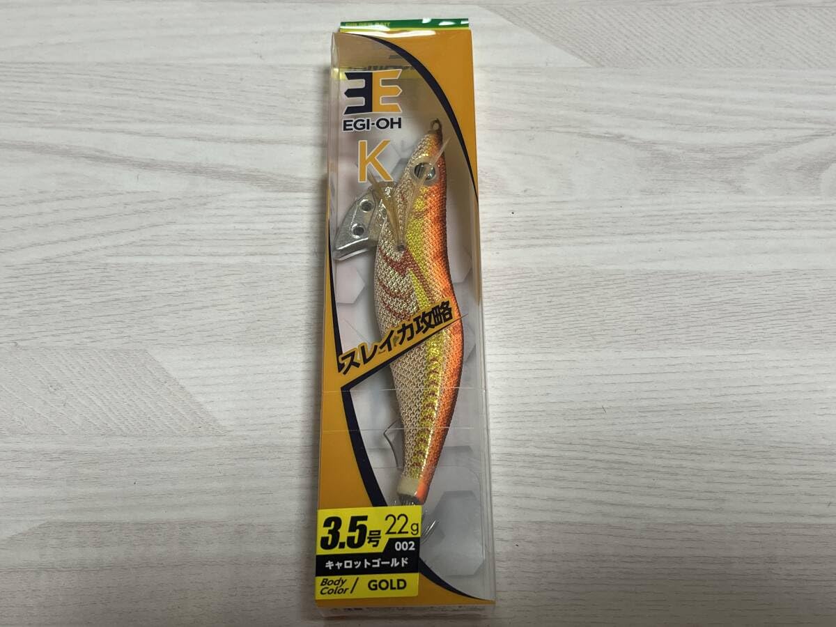Amazon | ⑩ ヤマシタ エギ王 K 3.5号 22g キャロットゴールド EGI-OH