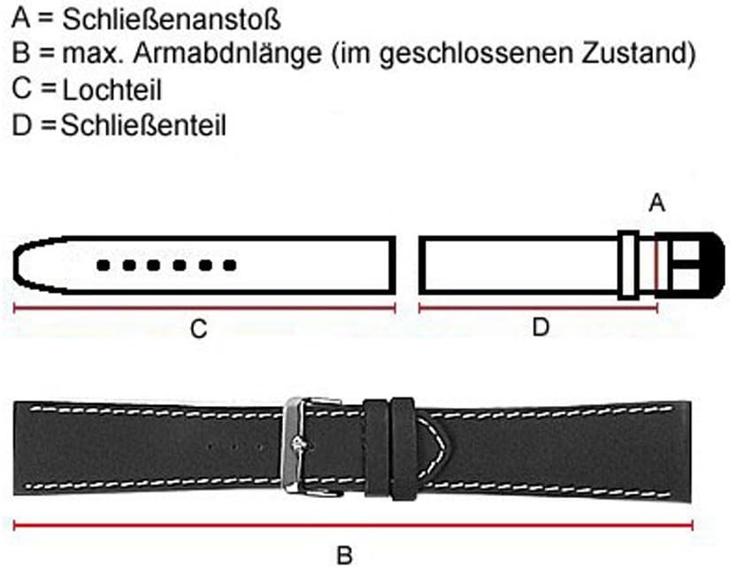 Watch Strap Components Diagram