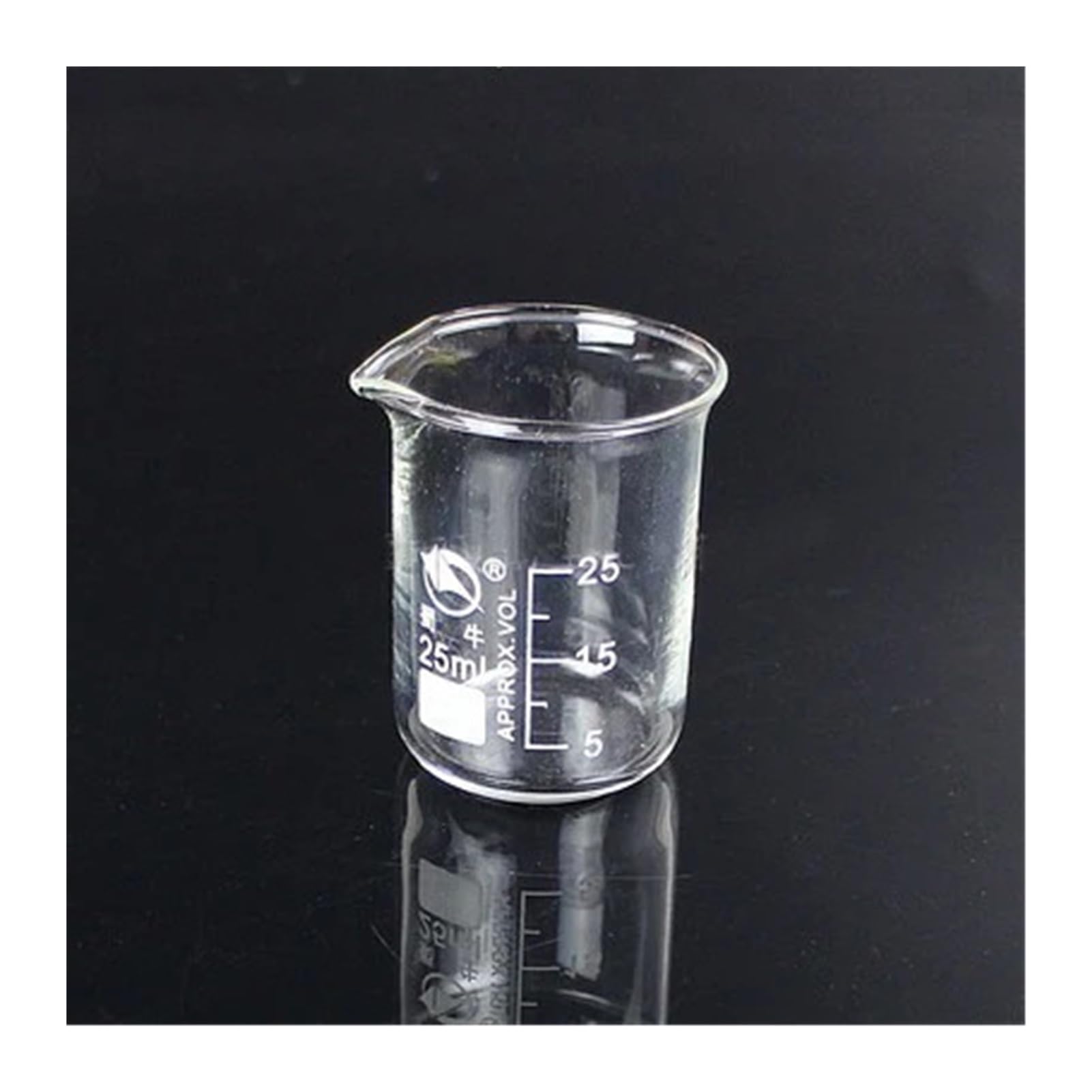 Becher in Vetro borosilicato da 5 ml a 3000 ml Becher Resistente alle Alte Temperature Attrezzatura da Laboratorio Vetreria Materiale Scolastico(500mL 8 Pieces)