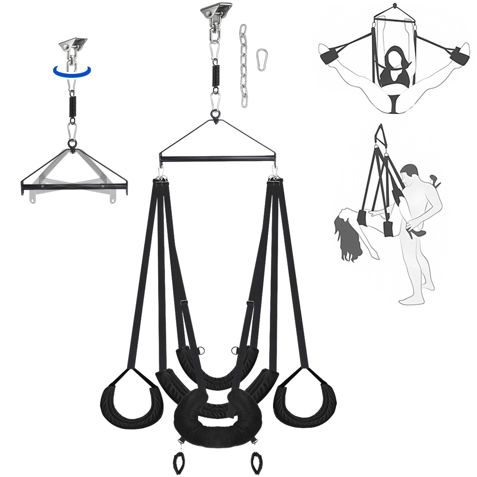 Photo 1 of **ONLY SWING PART**HIFFSWIN Sex Swing with 360° Rotating Stand