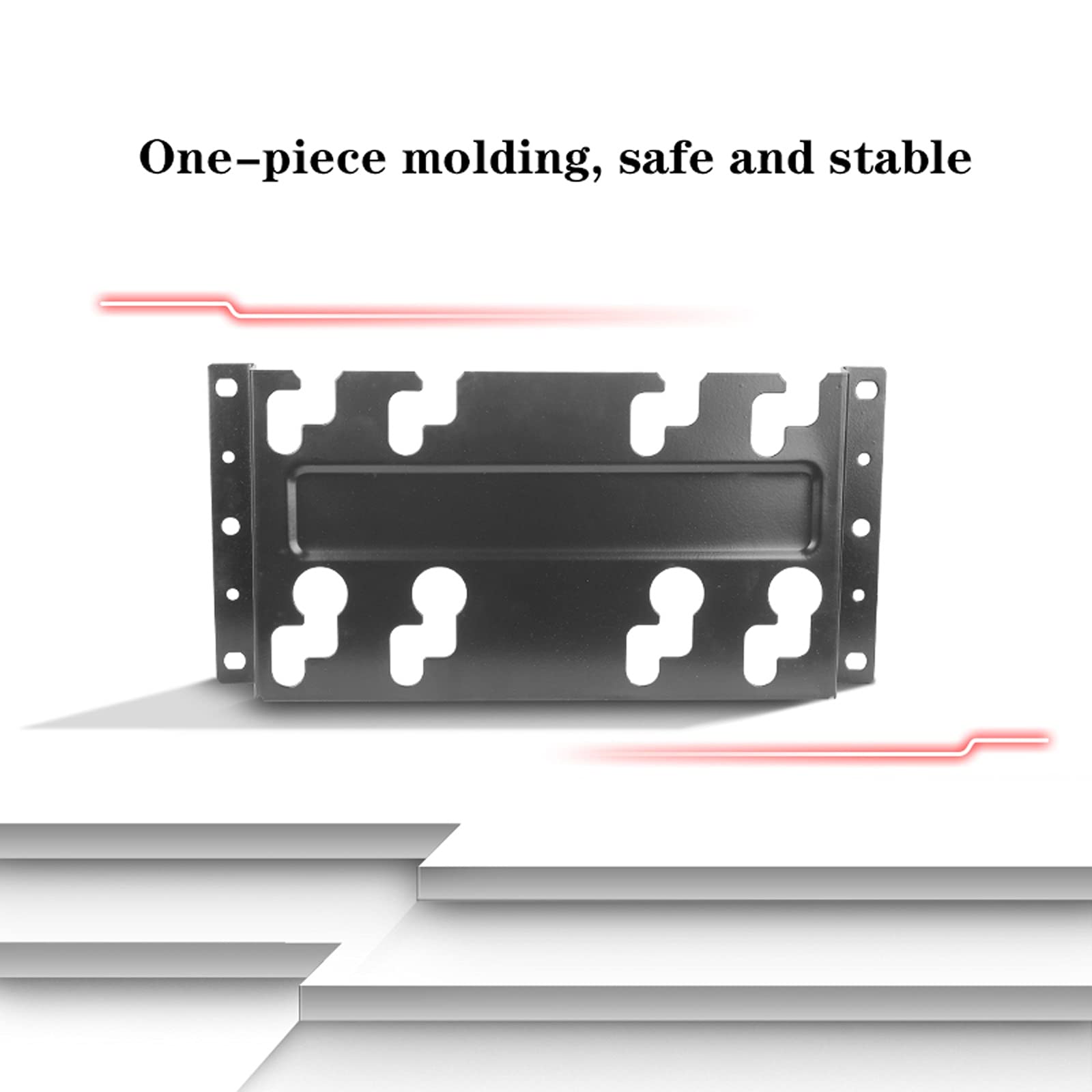 tv Stand universale TV Montaggio a parete fisso a parete a parete a muro TV Staffa per TV a schermo piatto da 12 a 32 pollici, contiene fino a 77 libbre, max VESA 20. 0x200mm. .per casa, ufficio