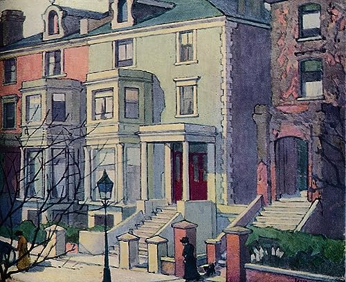 Peinture Poster Impression Modern Art Mural Maisons au Soleil Robert Bevan