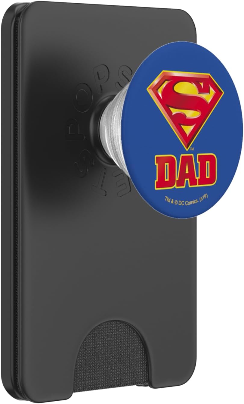 Superman Super Dad Shield Logo PopSockets PopGrip for MagSafe