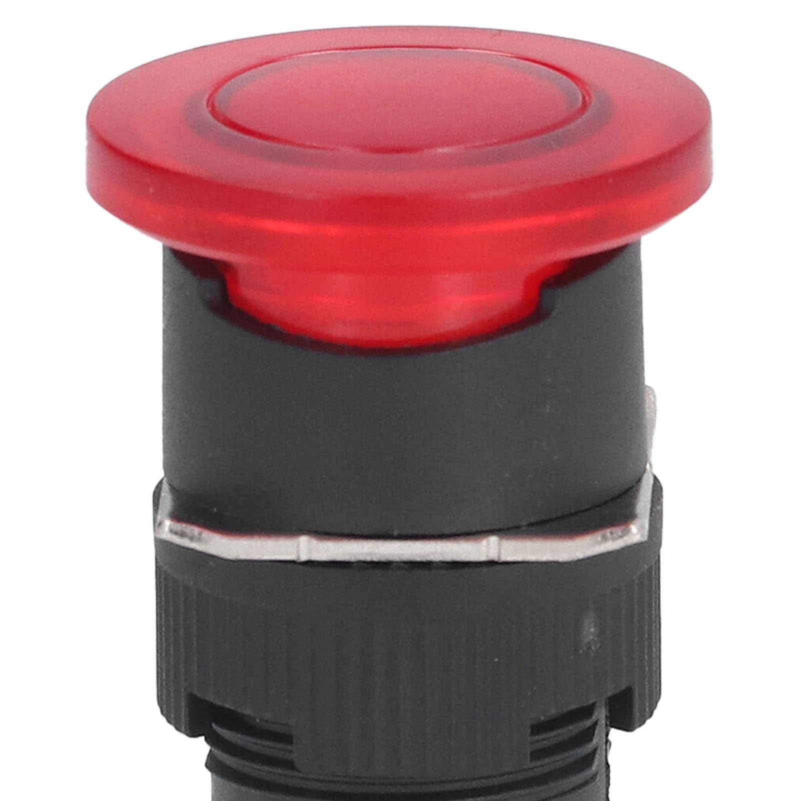 Mini interruttori a Pulsanti, Interruttore a Pulsante a Fungo IP65 25 Pezzi/Set for Macchine Utensili (Color : Ac/Dc24v)