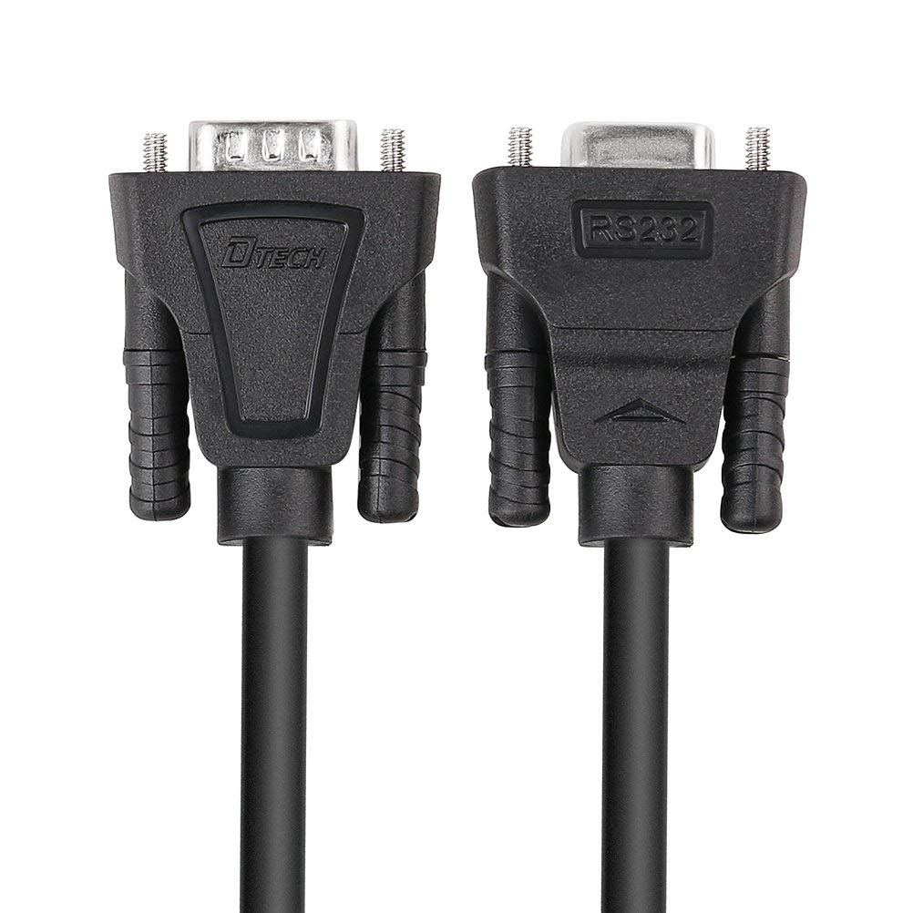 DTECH DB9 RS232 Serial Cable Extension Male to Female 9 Pin Straight Through for Compute Monitor Cable(3m,Black - Image 4