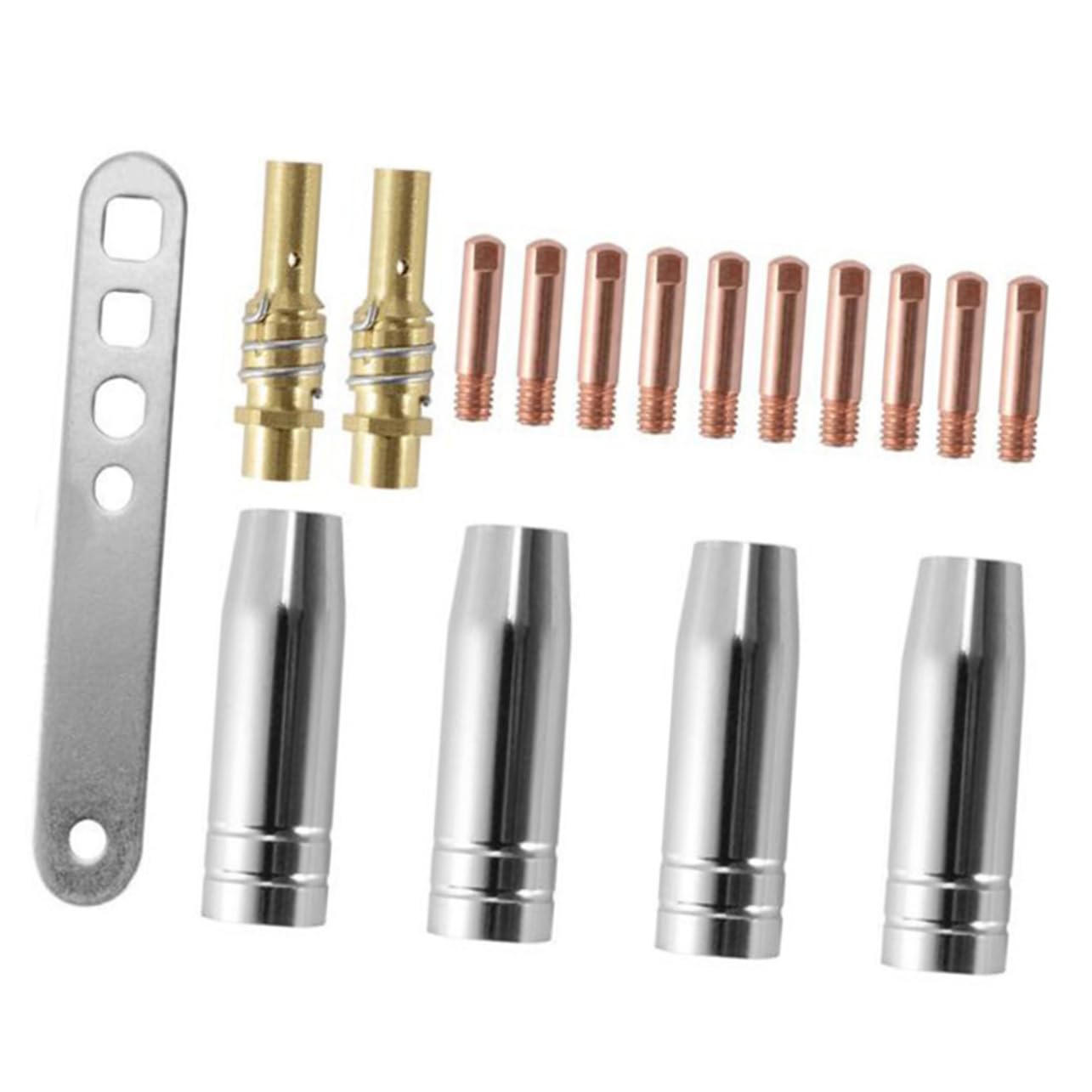 SOLUSTRE All-in-one Electric Welding Nozzle Kit Handle 15ak Accessories for Gas Shielded Torch
