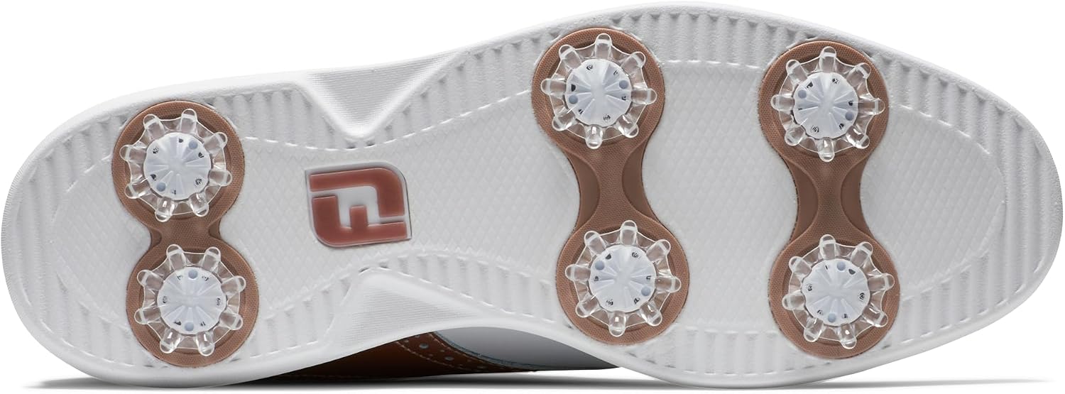 Amazon | FootJoy Traditions, ホワイト/ローズ。, 5 | FootJoy(フット