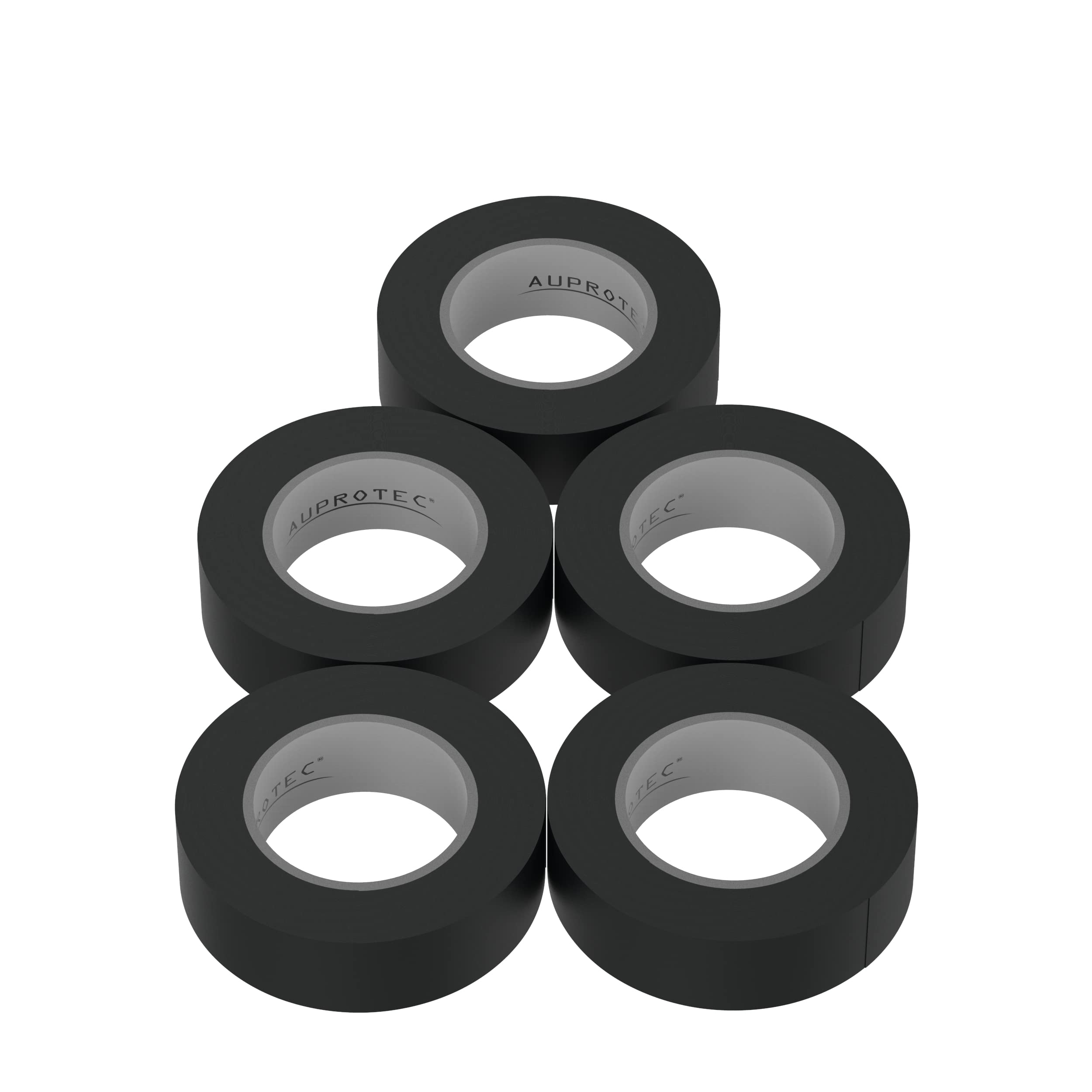 Rouleau De Ruban Isolant VDE Jaune Auprotec – 15mm X 10m, Testé DIN EN 60454, Résistant 9kV/mm
