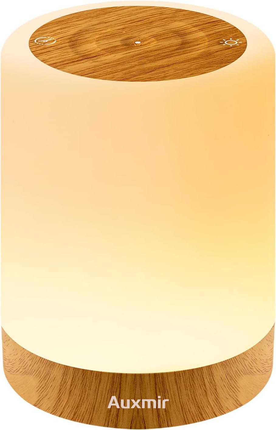 Auxmir Lampe de Chevet  Veilleuse LED avec 256 Couleur RVB  Lampe Ambiance sans Fil avec Minuteur  Veilleuse Allaitement Nuit Tactile  3000mAh Rechargeable USB pour Chambre Enfant  Salon  Camping