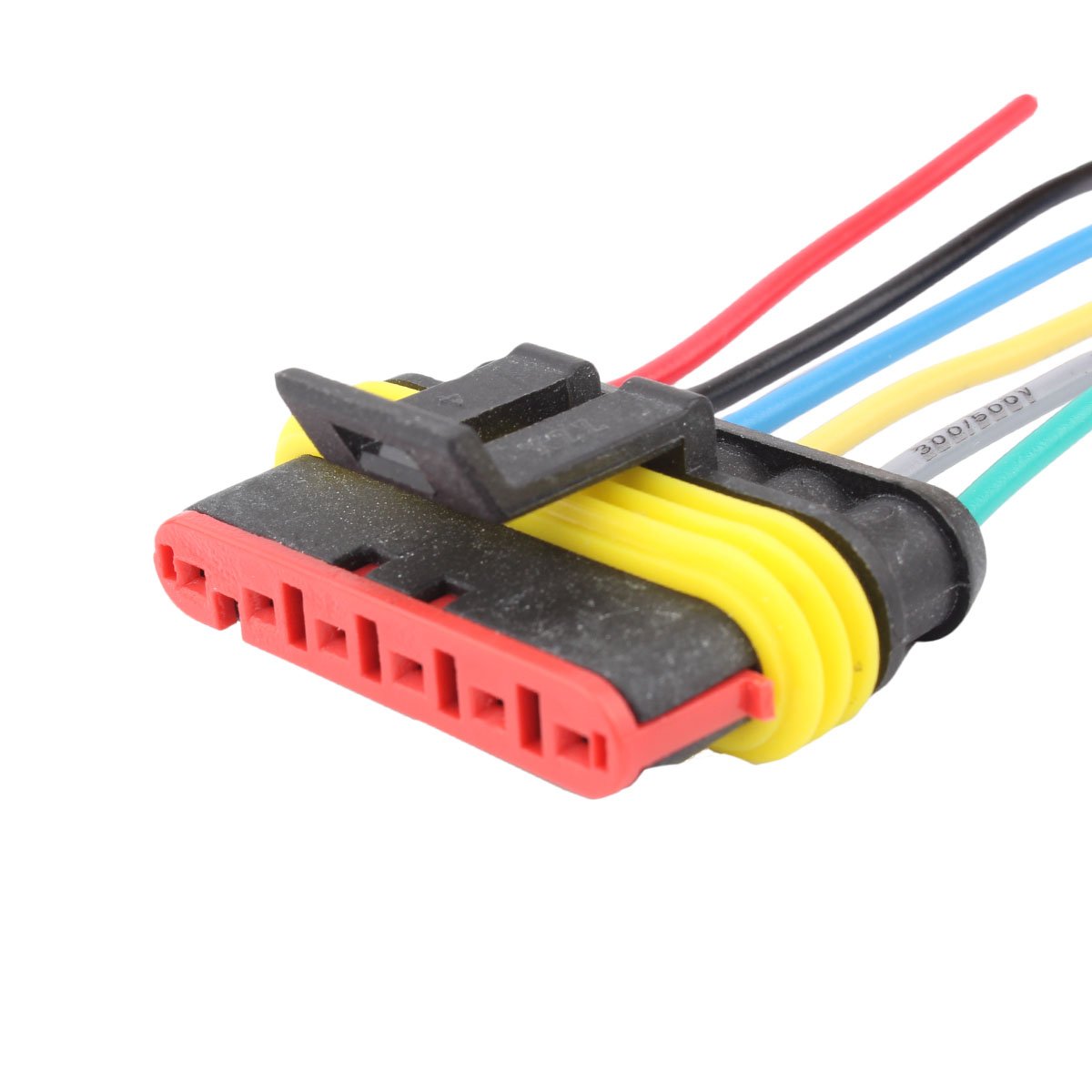 TOMALL 6 pin connector AWG 18 étanche molex vers pour prise électrique à prise rapide Série 6 Wire Triggle 1,5 mm (paquet de 4)