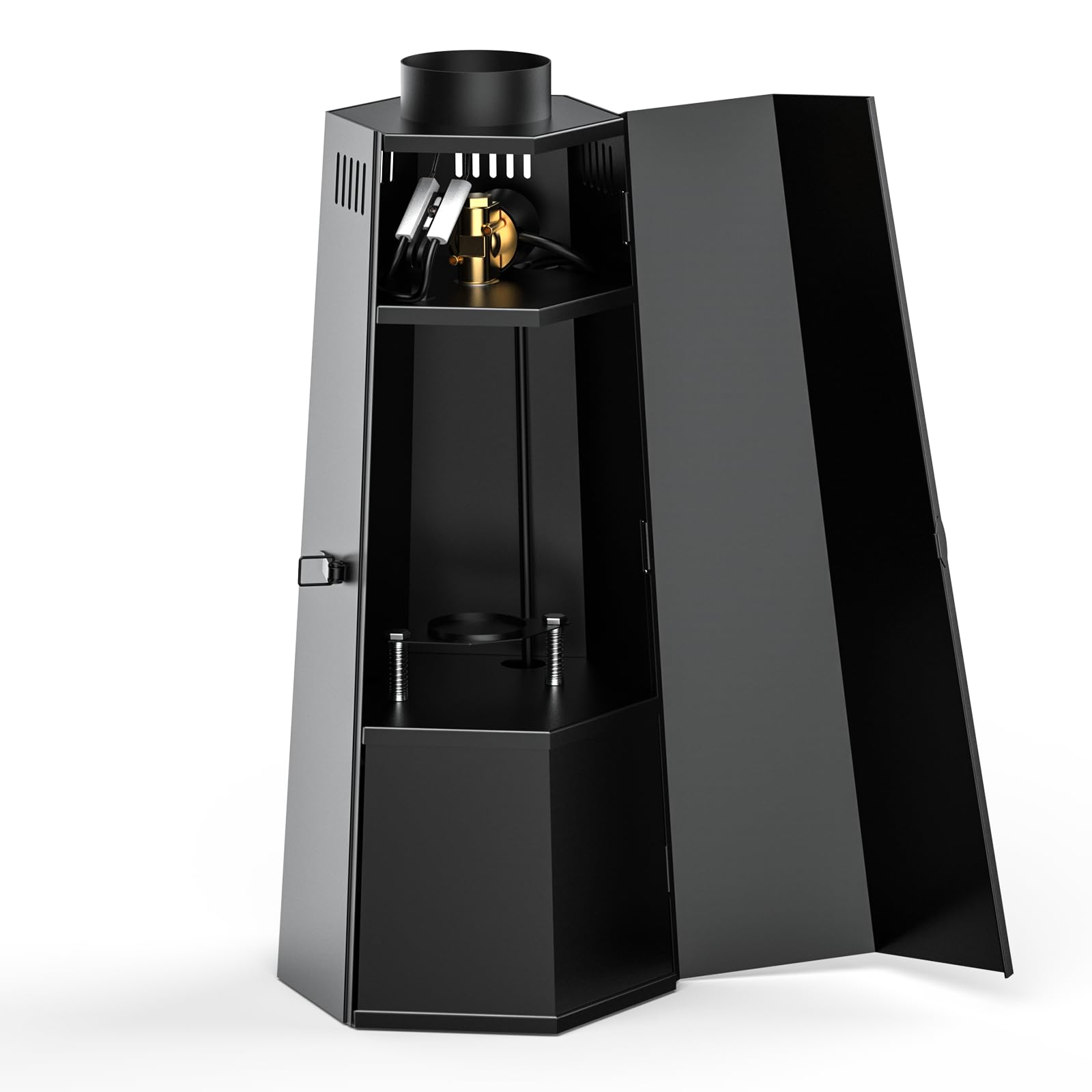Lanciafiamme, 2 proiettori di fiamma da 150 W, con controller D-MX, Dj Jet Flame Machine per concerti, spettacoli, feste, Halloween, Natale, eventi sportivi