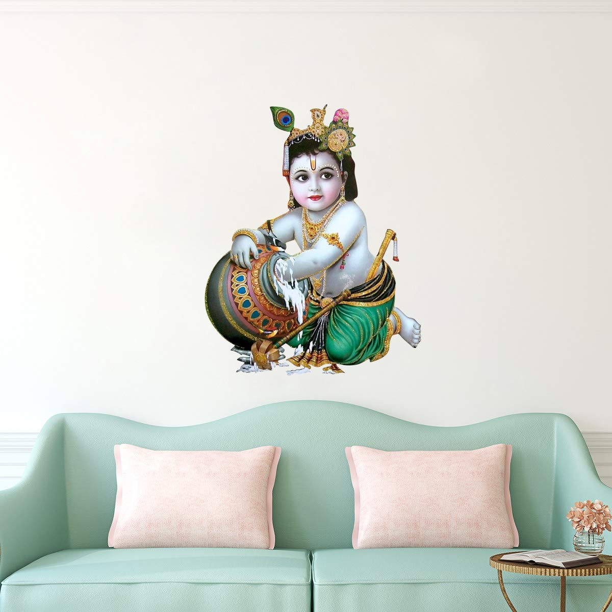 DecorVillaVinyl Religious Wall Sticker, 1 x 58 x 45 cm, Multicolour