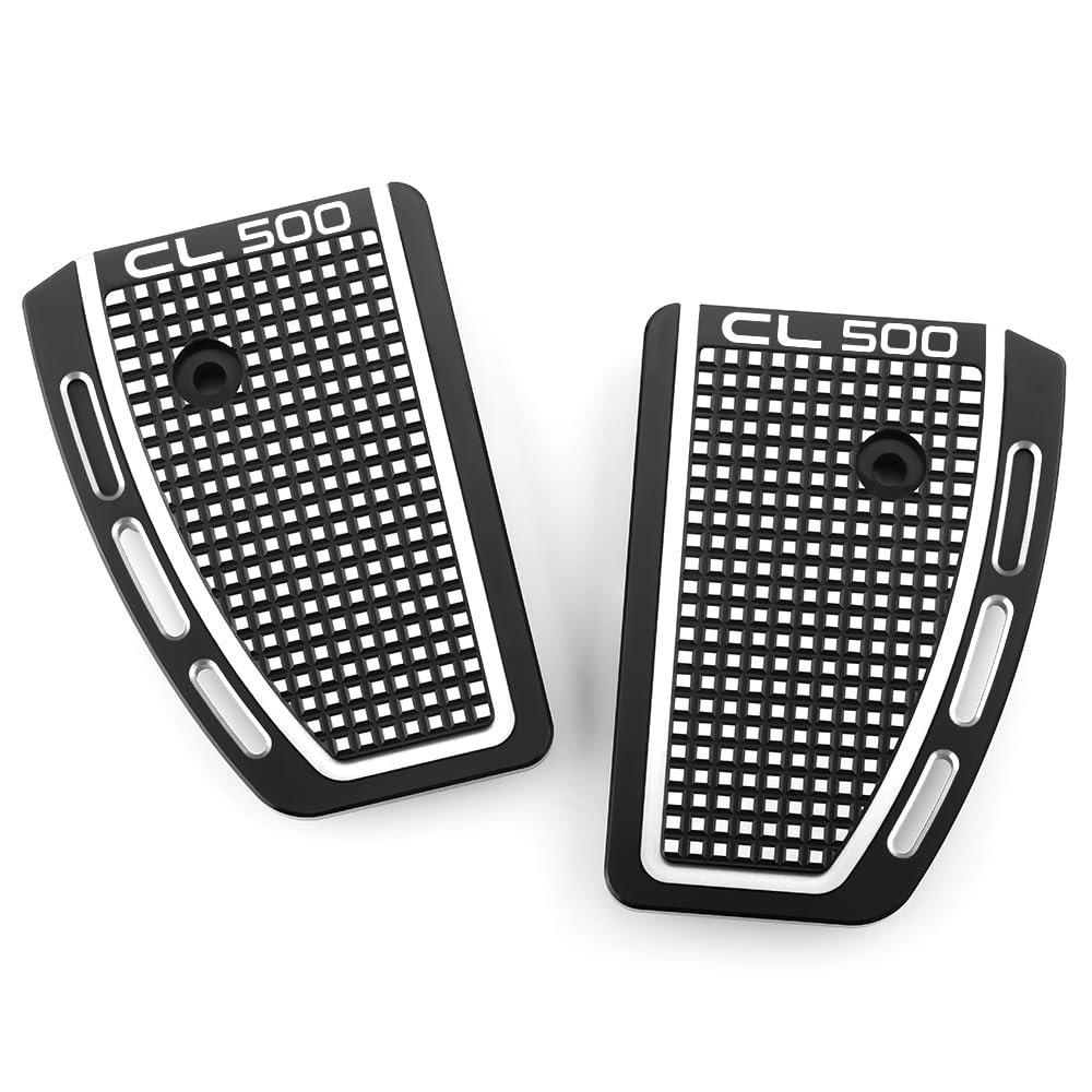 Modeer Für Hon.da CL500 CL 500 2023 2024 2025 Motorrad Fußrasten-Erweiterungen/Fußstützenvergrößerung - Frontpedale für Fahrer cl 500 Zubehör (black)