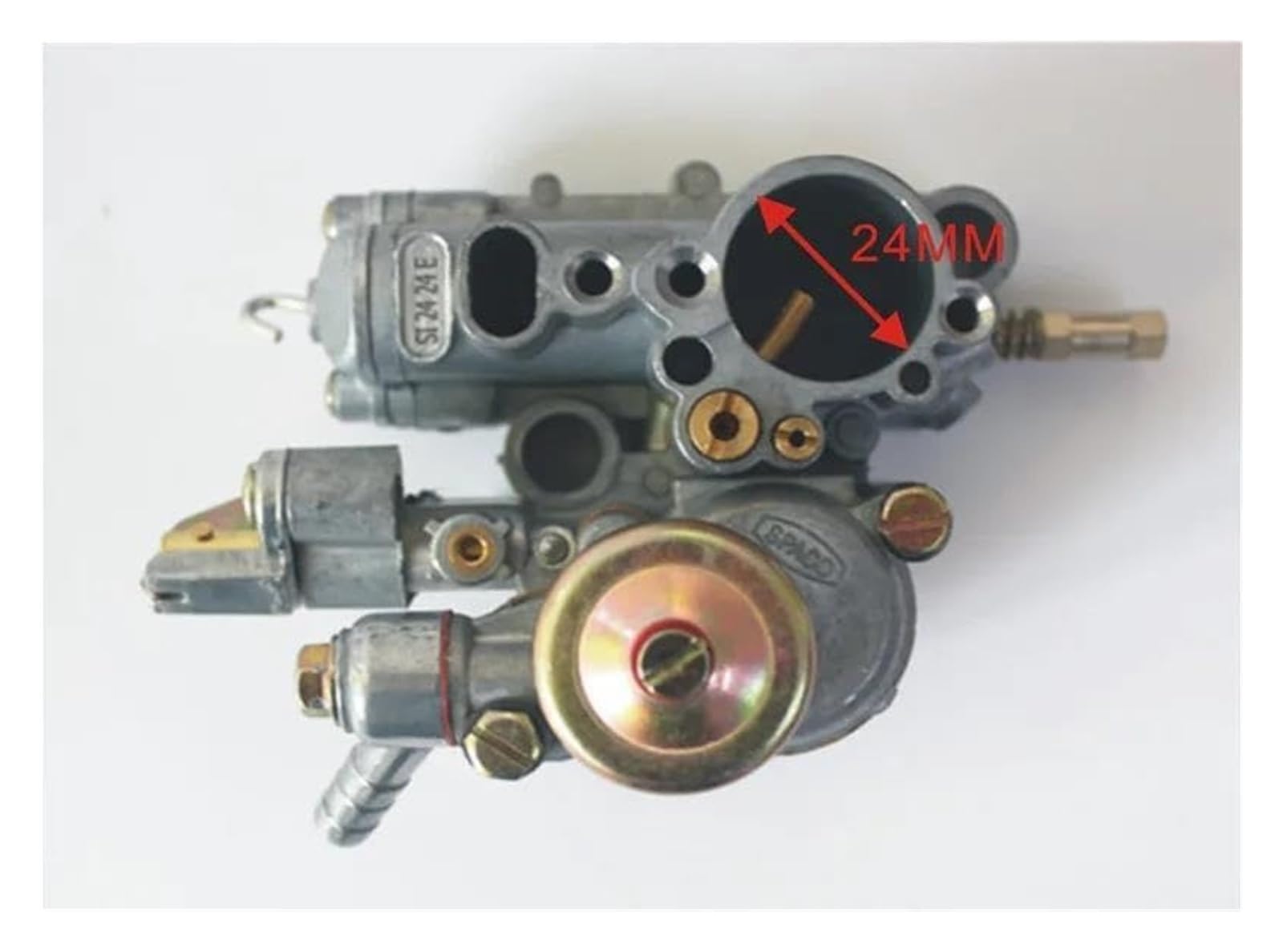 Para VESPA LML SPACO Para DELLOROT 24-24D 3 Para PORT Orado NV NV3 PX 125/150 Motocicleta Carburador 24 Mm Conjunto carburador