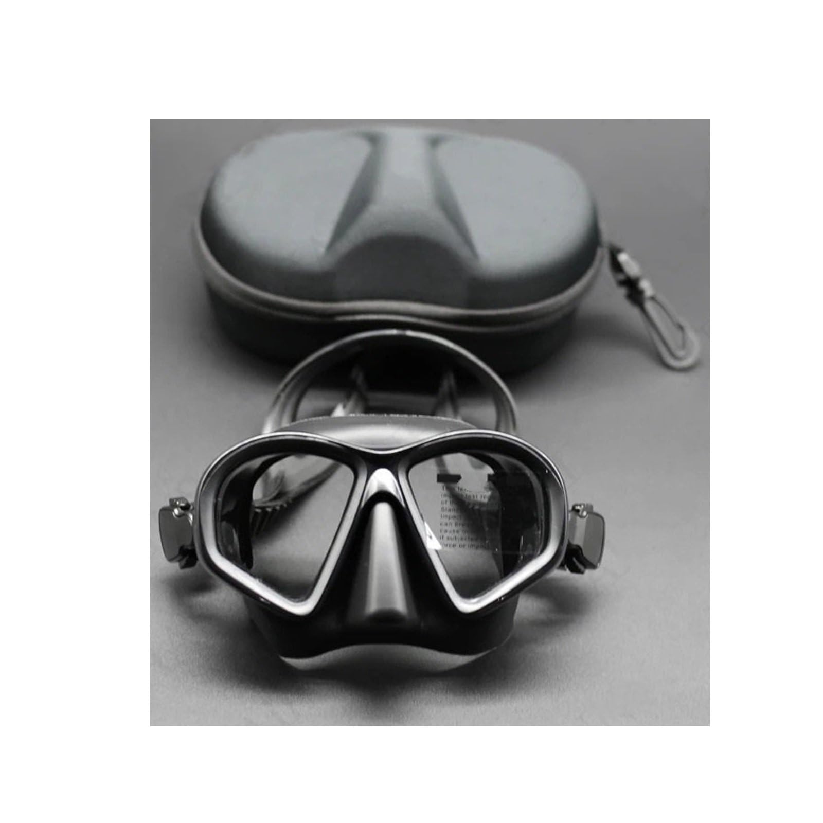 Tauchmasken Vollgesichtsmaske Freitauchmaske aus gehärtetem Glas, Schnorchelset, Faltbarer Schnorchel, Tauchmaske vom Typ J mit Kamerahalterung
