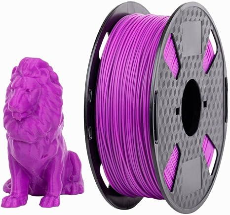 review PLA Plus PLA + Pink Purple PLA Filament 1.75 mm 3D Printer Filament 1KG 3D Printing Material Magenta Fuscia PLA Pro Filament CC3D PLA MAX Purple