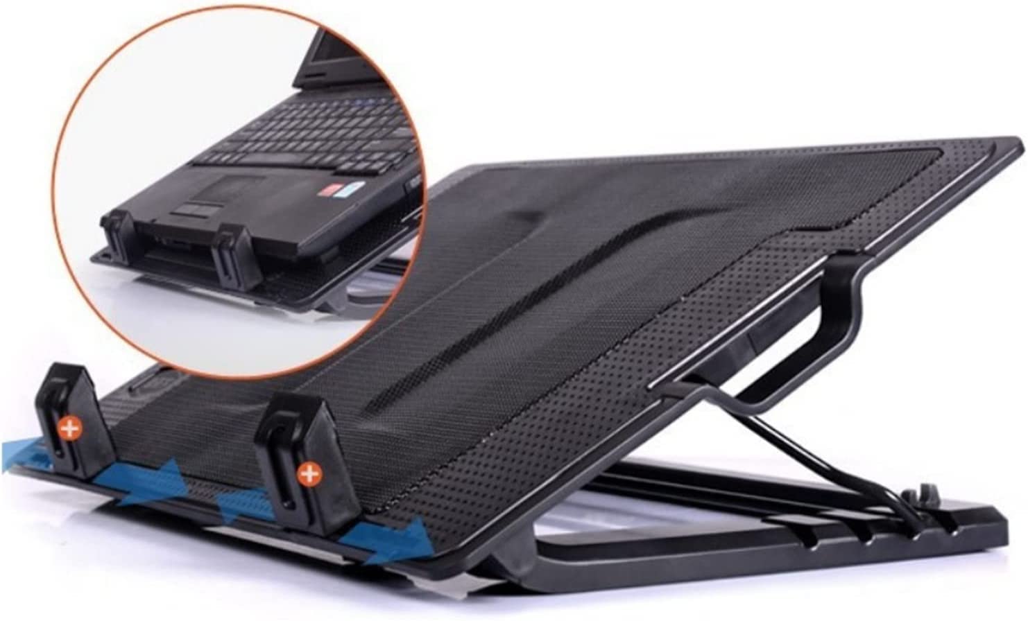 Chłodziarka do Laptopa Przenośny Podstawka Chłodząca Do Notebooka USB Podstawa PC Podkładka Chłodząca Chłodnica Chłodnicy Ze Stojakiem Na Notebooka Stojak na Wentylator do Laptopa