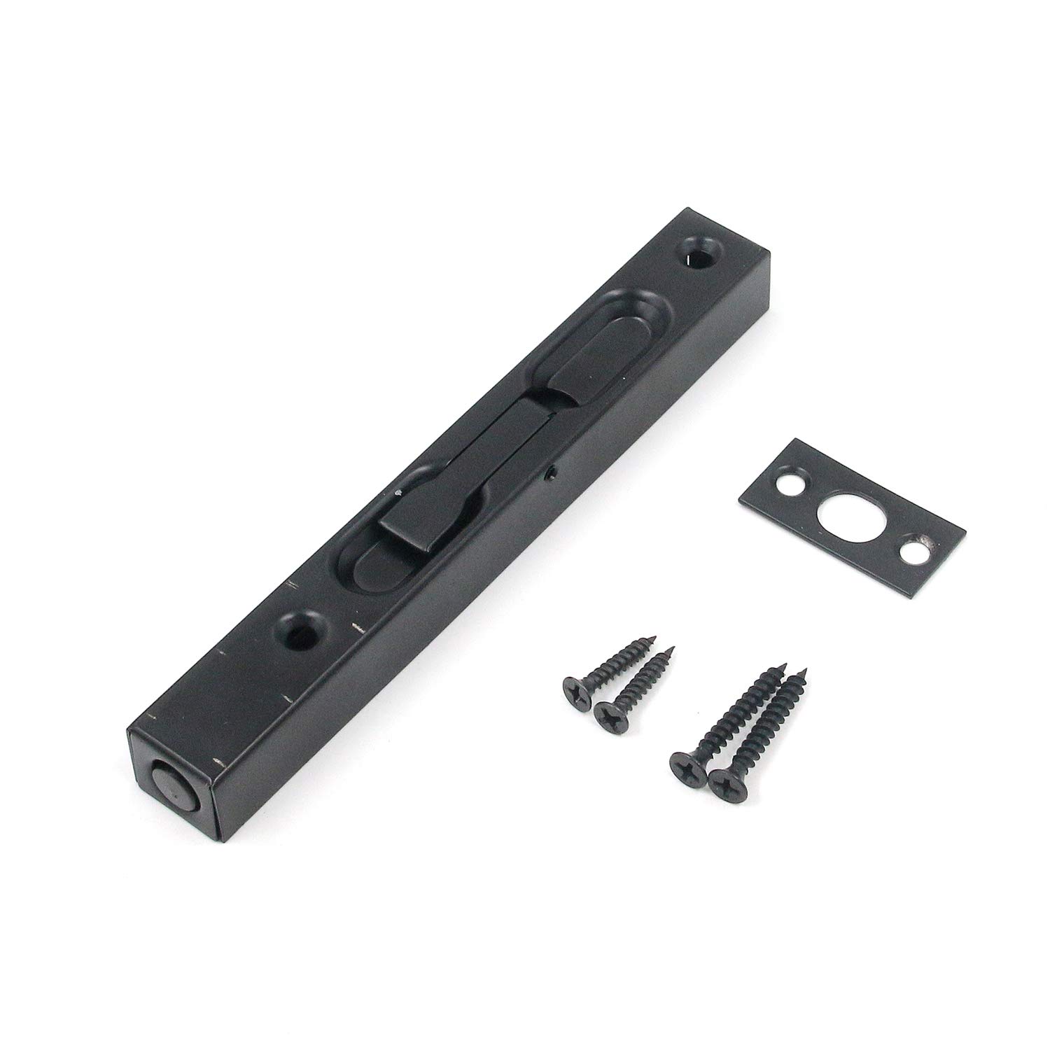 Buy Geesatis Black Flush Bolt Latch Stainless Steel Door Flush Bolt