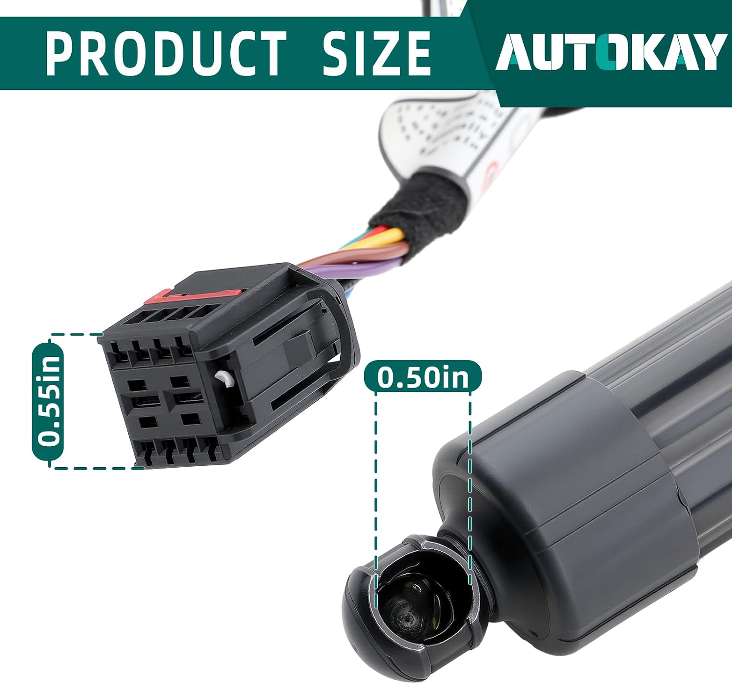 AUTOKAY Lift Gate Shocks Lifts Motors Rear Left and Right For Nissan Pathfinder 2017-2019 90560-9PJ0A 90560-3KA0E