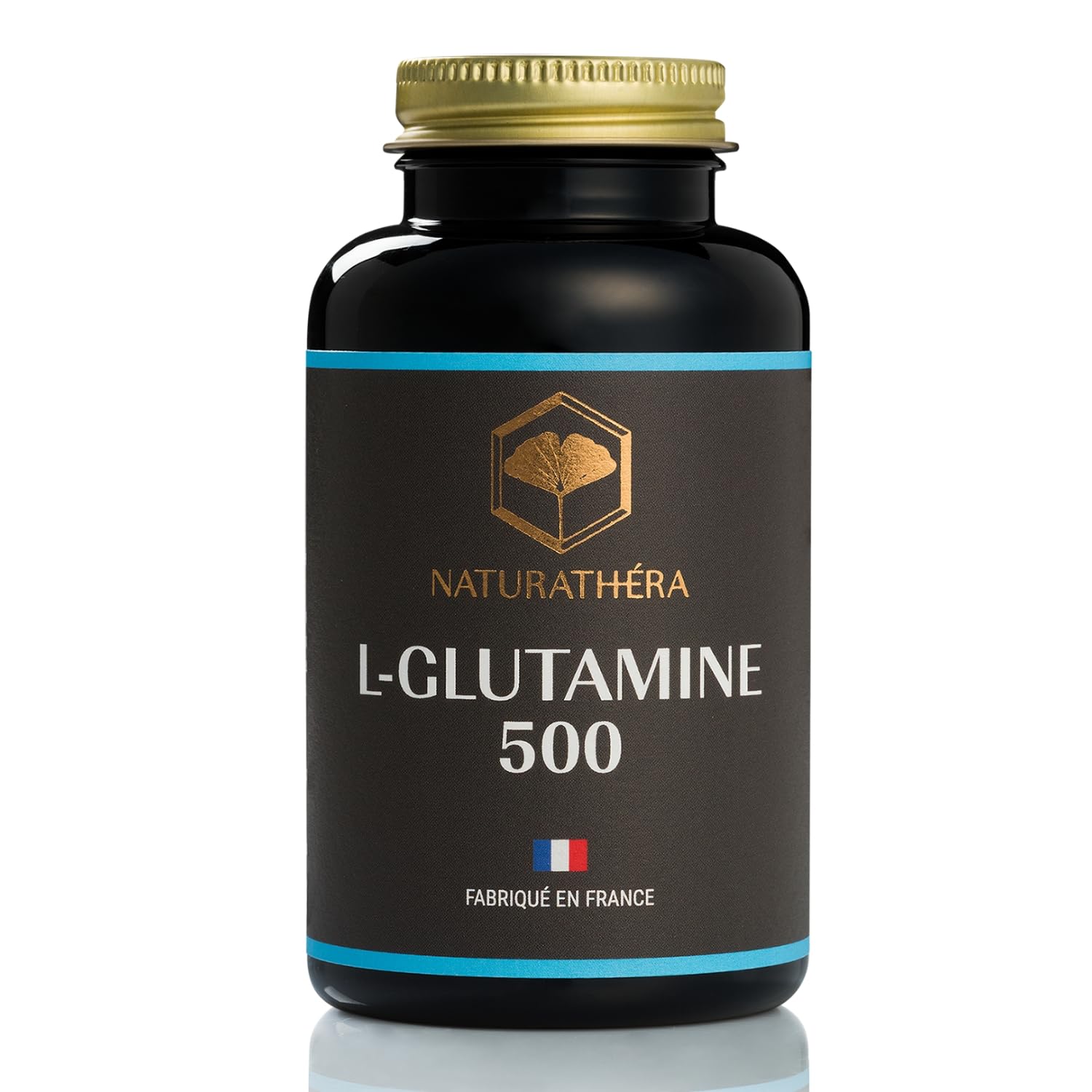 L-GLUTAMINE 500 - Fort dosage - Anti-inflammatoire - Complément Alimentaire Confort Digestif Intestinal - 150 Gélules - Fabriqué en France - Vegan - Sans Additifs Allergènes OGM