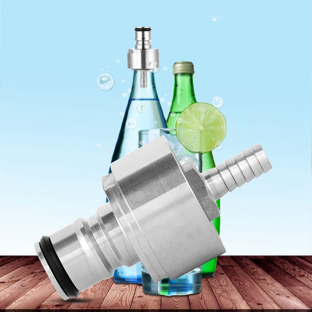 Botella de acero inoxidable carbonatada hecha de soda, llenado de botellas de presión para jugo de frutas y agua