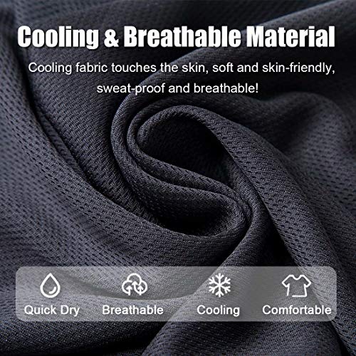 6 Unidades - Balaclava Unisex Protección UV, Pañuelo Reutilizable para Ciclismo, Motocicleta y Senderismo, Gargantilla Transpirable para Hombre y Mujer (Negro, Blanco, Rosa) miniatura 2