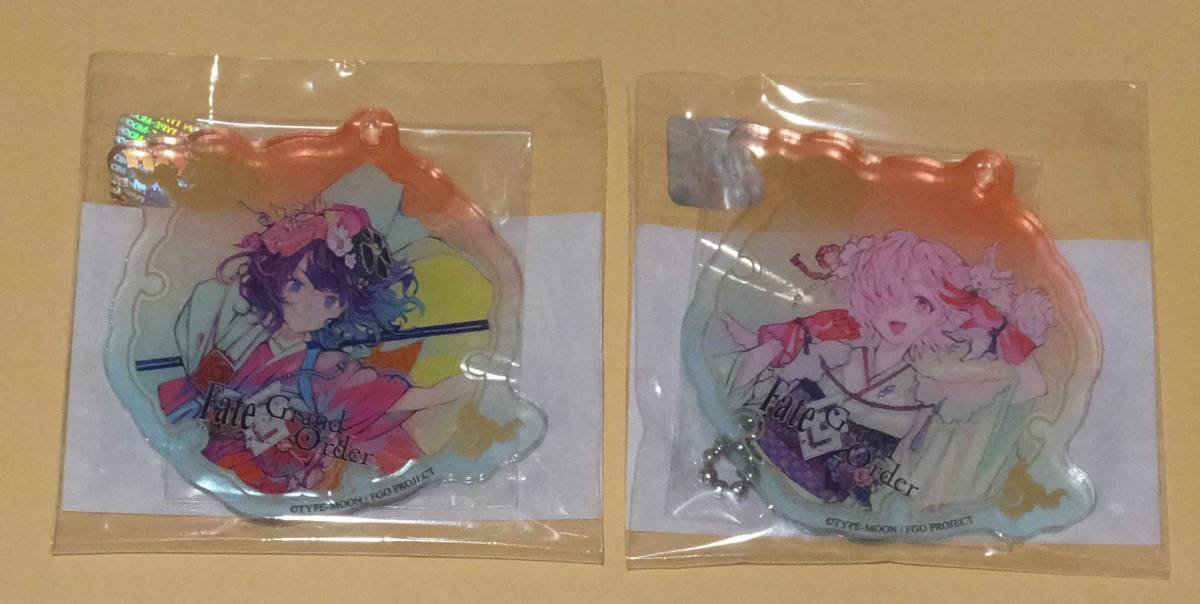 Fate/Grand Order 水辺を彩る江戸祭 限定 描き下ろし　アクリルキーホルダーセット FGO 水辺を彩る江戸祭 ウォータープロジェクションマッピングにて『Fate