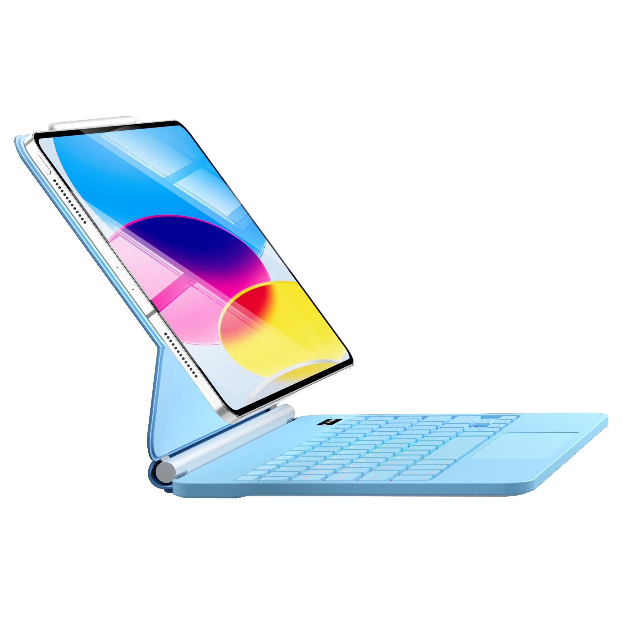 ALIWLHOF for iPad 10th Generation Case with Keyboard 2022 – Magic-Style Magnetic Keyboard Case for iPad 10th Gen, Multi-Touch Trackpad - Backlit - Floating Cantilever Stand