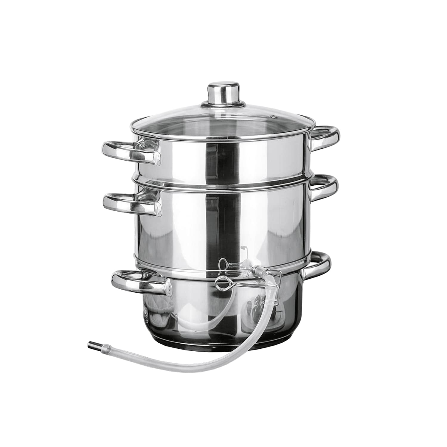 Extracteur de jus en acier inoxydable Haushalt International