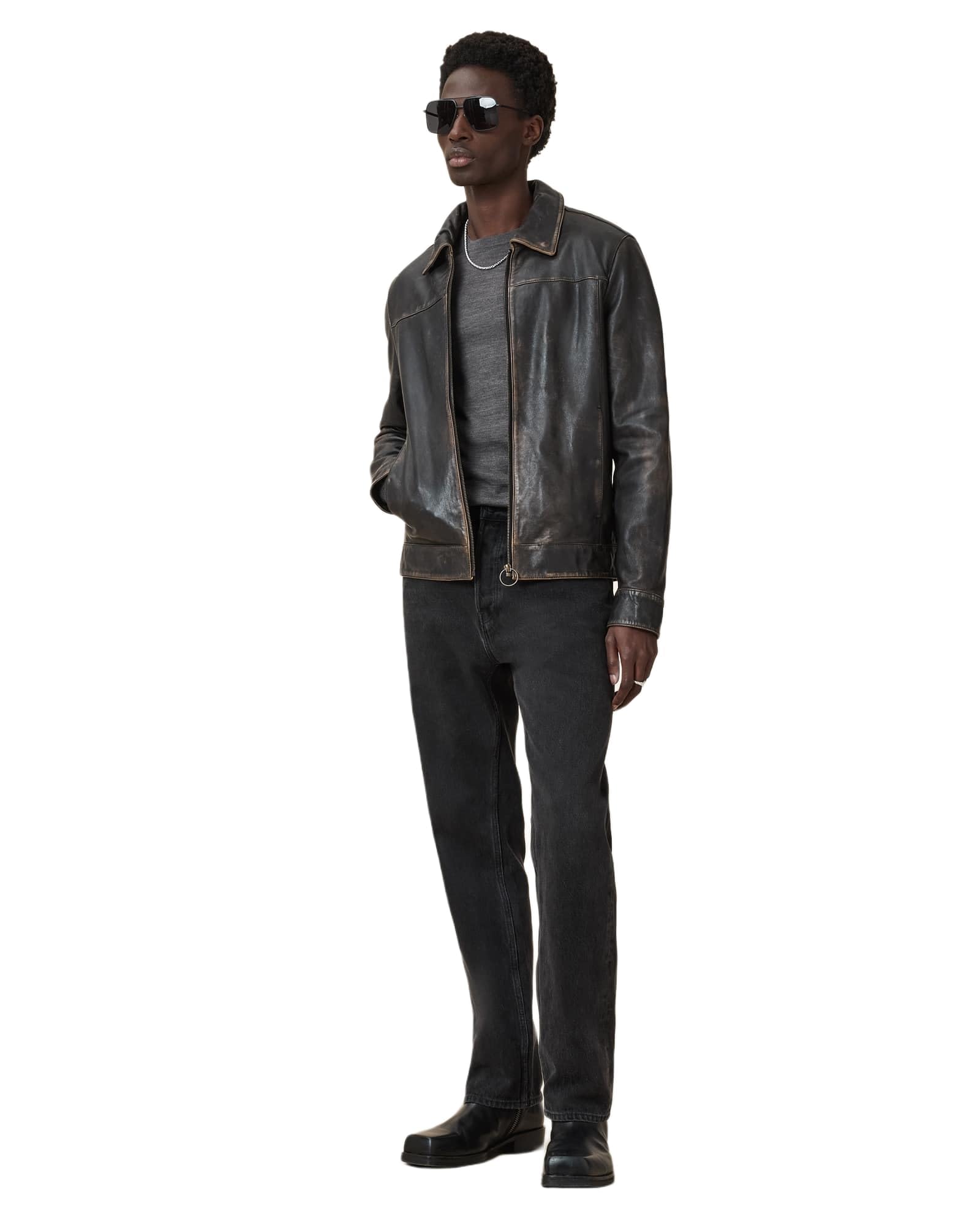 AllSaints Mode Merino Crew Pull-Over