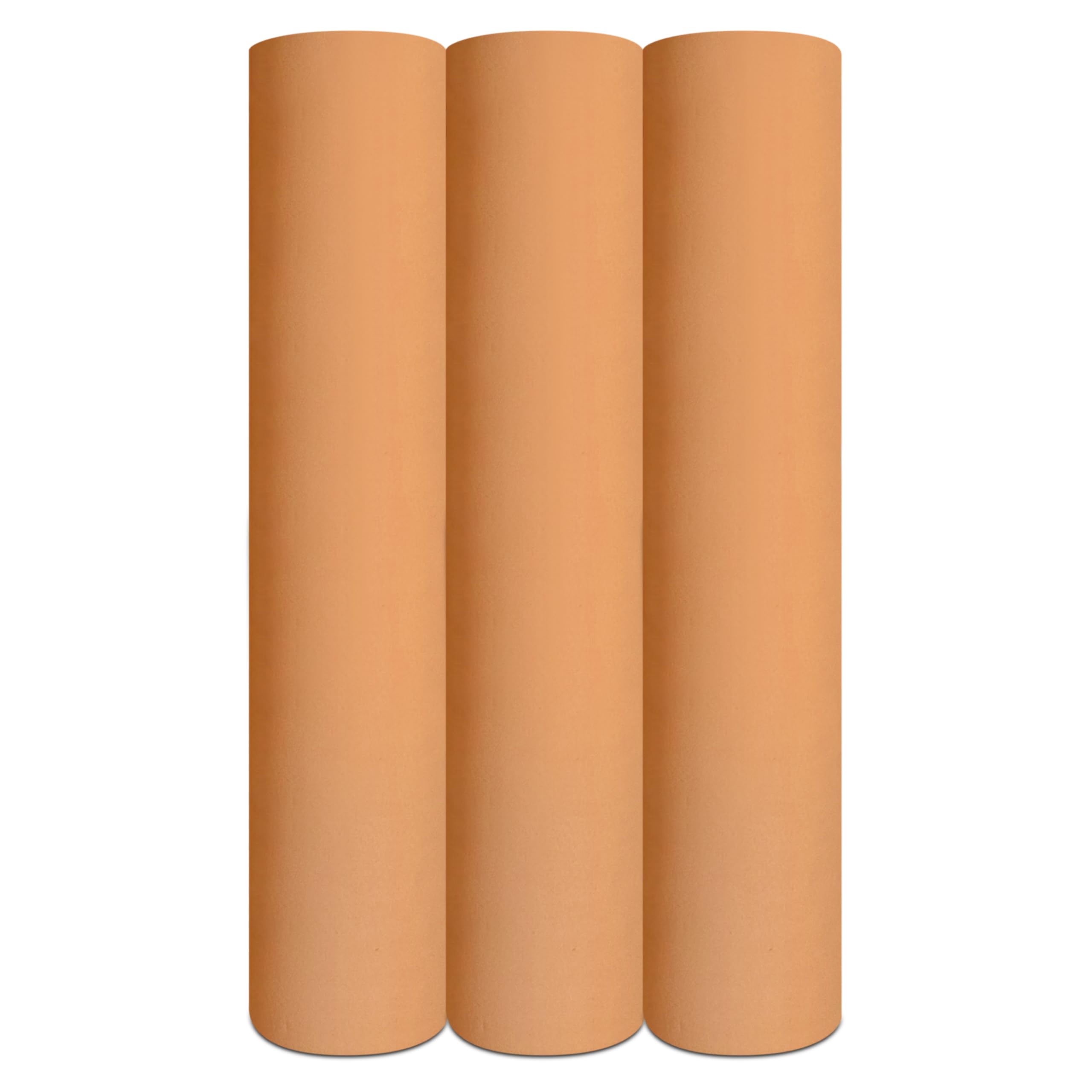 Papel Camilla Color Salmón 59 cm x 60 m | Rollos Papel Camilla Masaje Textura Lisa (3 Rollos)