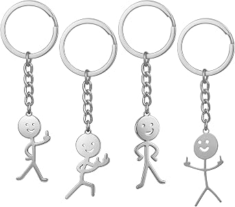 Middle Finger Funny Keychain, Funny Gag Gifts For Adults, Christmas Prank Joke Gifts For Men/Women