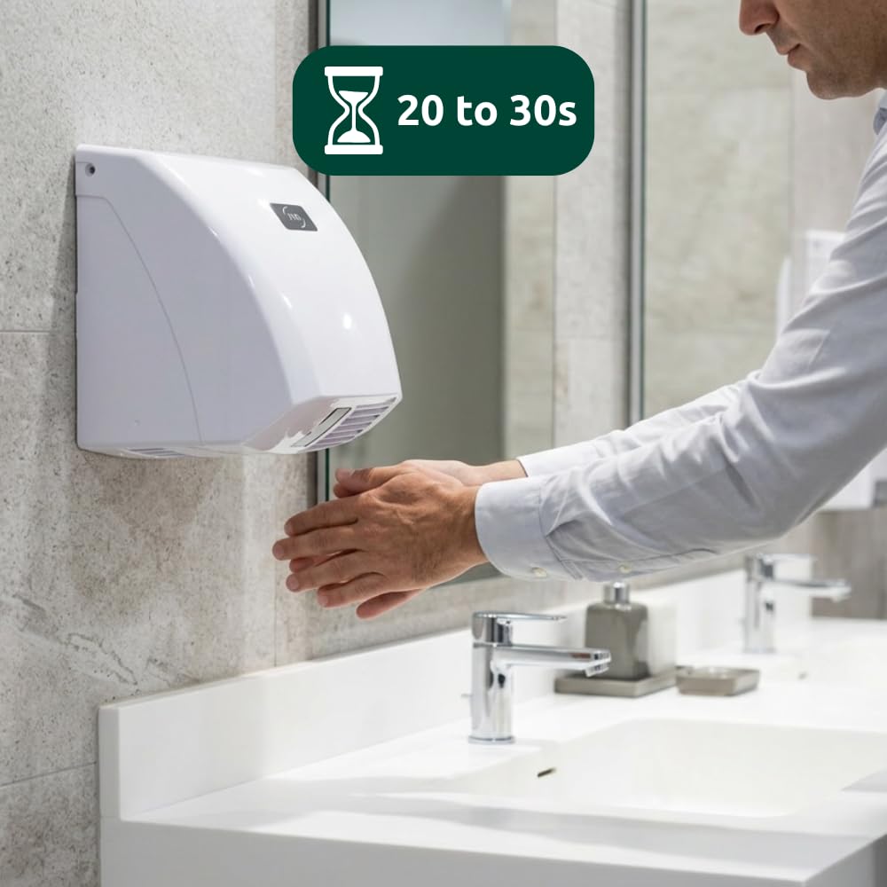 JVD - Sèche-Mains Zephyr Blanc - Matériel Professionnel
