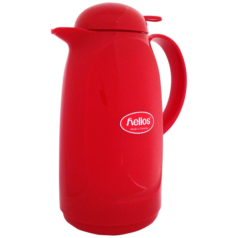 helios ヘリオス リラックスプッシュ ガラス卓上魔法瓶 1L レッド Amazon | helios ヘリオス リラックスプッシュ ガラス卓上魔法瓶 1L