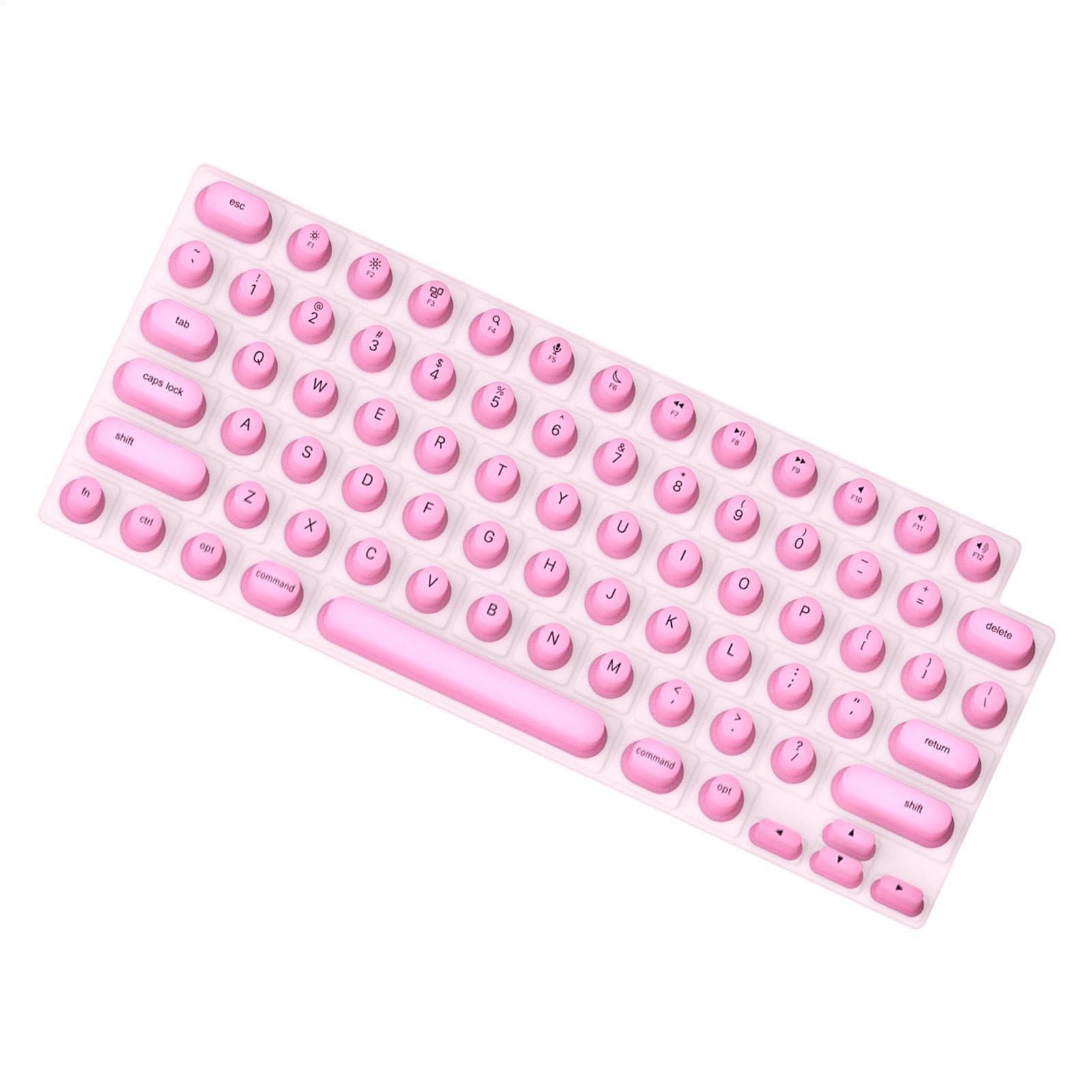 Protector de teclado para uñas largas con diseño elevado de silicona flexible para portátil 8
