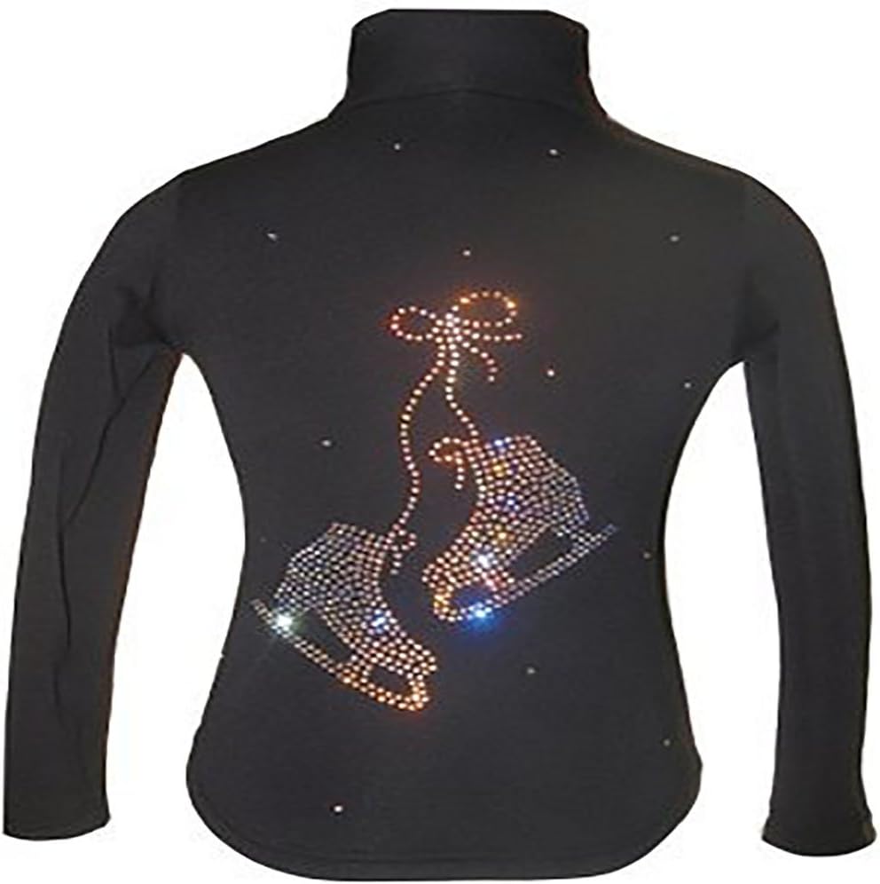 Black D Ice Fire Jacket - Double Skate (Adult X-Small)
