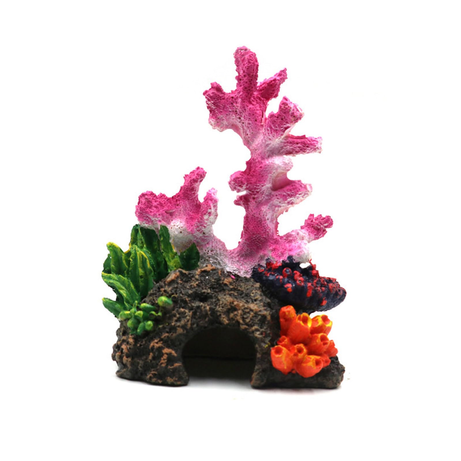 KieTeiiK Natural Lookings Resin Corals Reef Sculpture Fishtanks Decoration Accessories for Freshwater Saltwater Aquariums Landscape Fishtanks Decoration