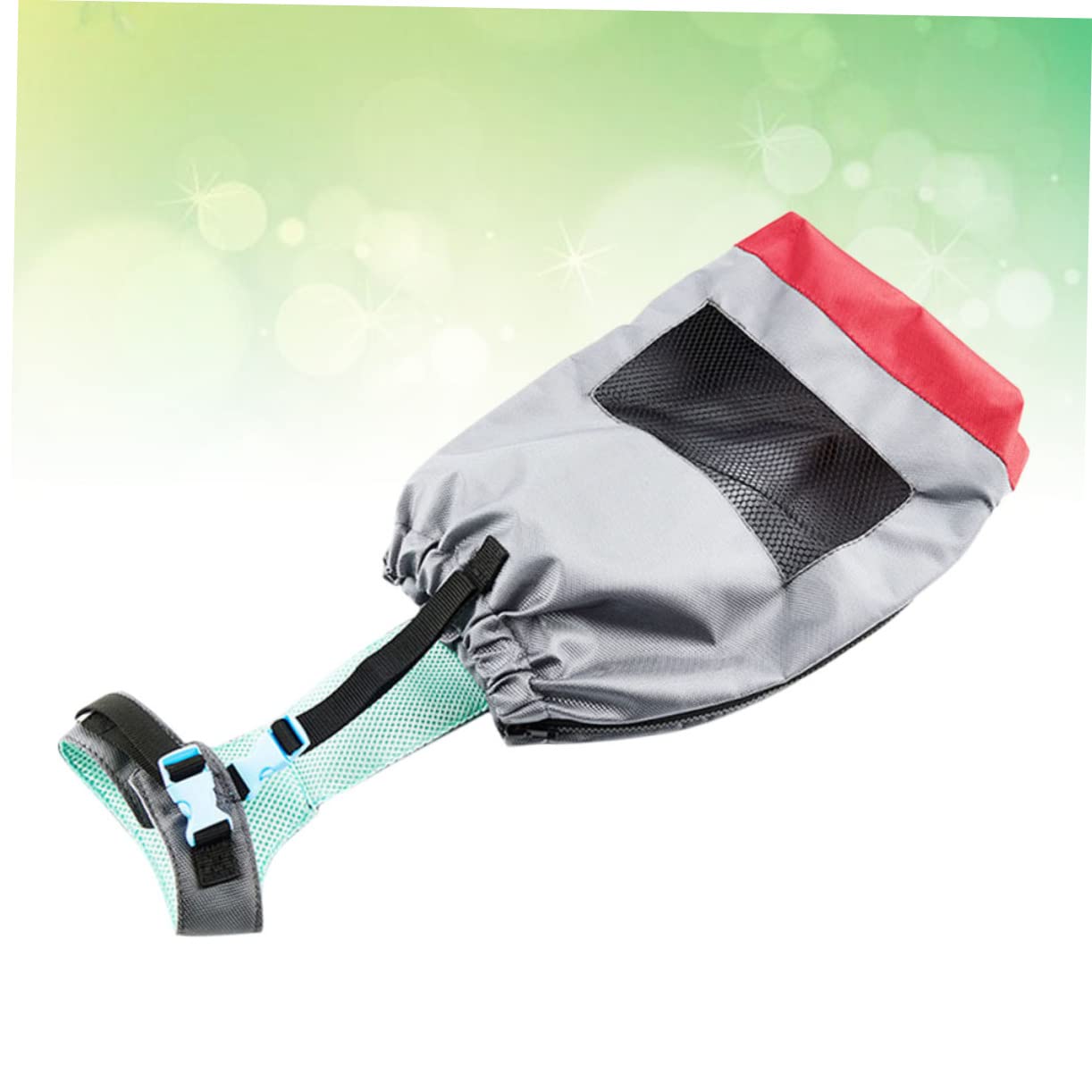 INOOMP Disabled Pets Bag Injured Dogs Clothes Breathable Oxford Fabric -Abrasion Dog Apparel Easy Zipper Size l