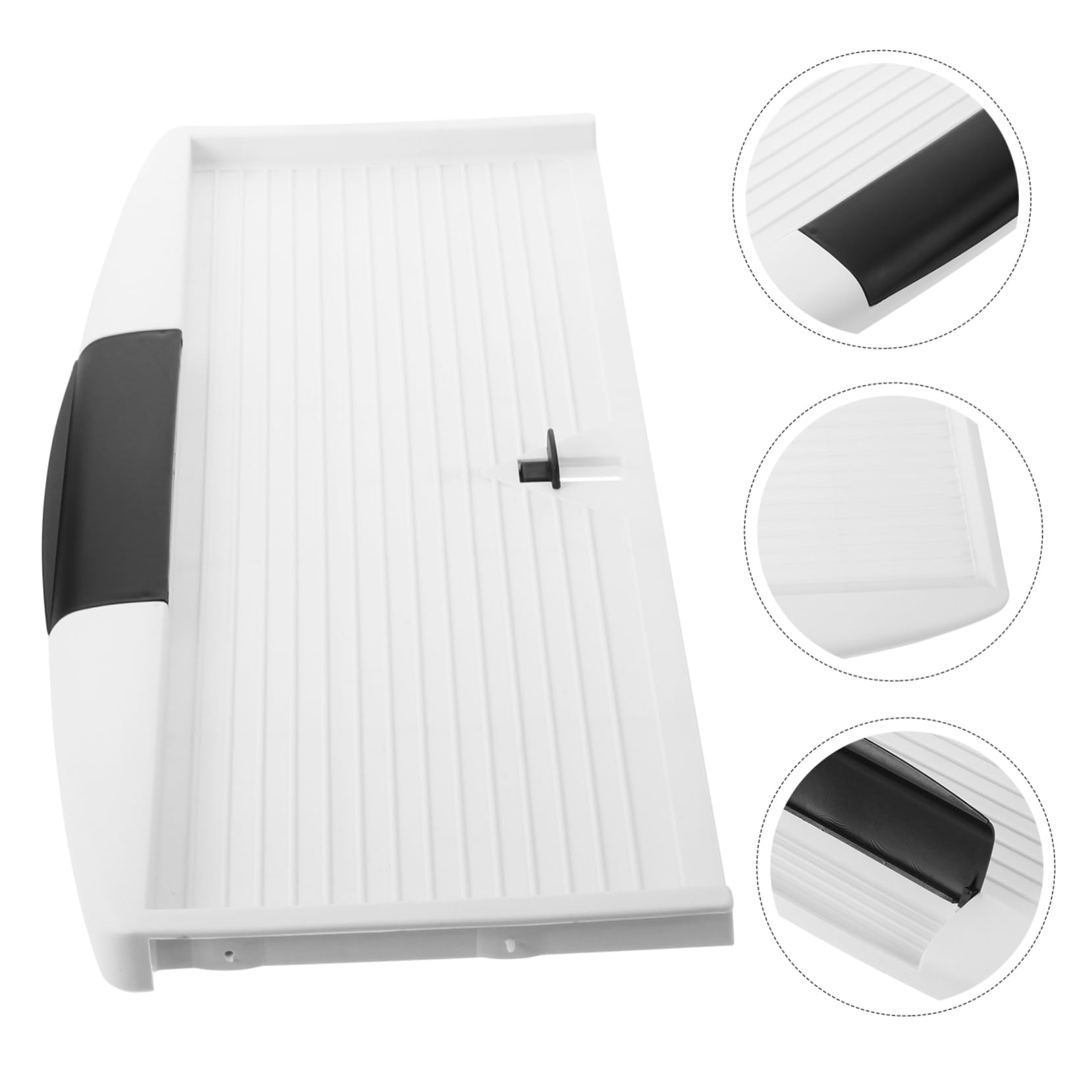 Bandeja de teclado ajustable para debajo del escritorio, soporte deslizante para teclado extraíble de oficina, ahorro de espacio, accesorios más bonitos de fácil instalación