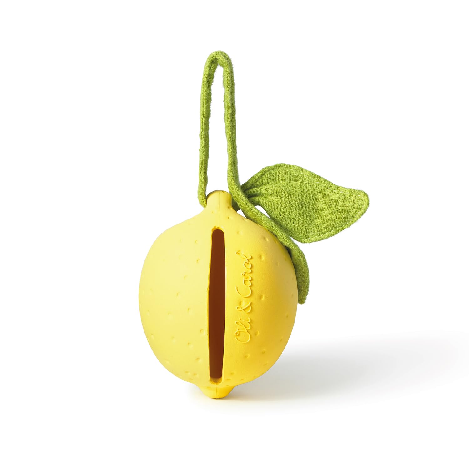Oli & Carol - Boîte à Sucette en caoutchouc naturel - Cadeau pour parents et bébés - Lou the Lemon