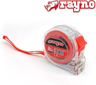 RAYNO Şeffaf Şerit Metre 8m x 25mm - 11513